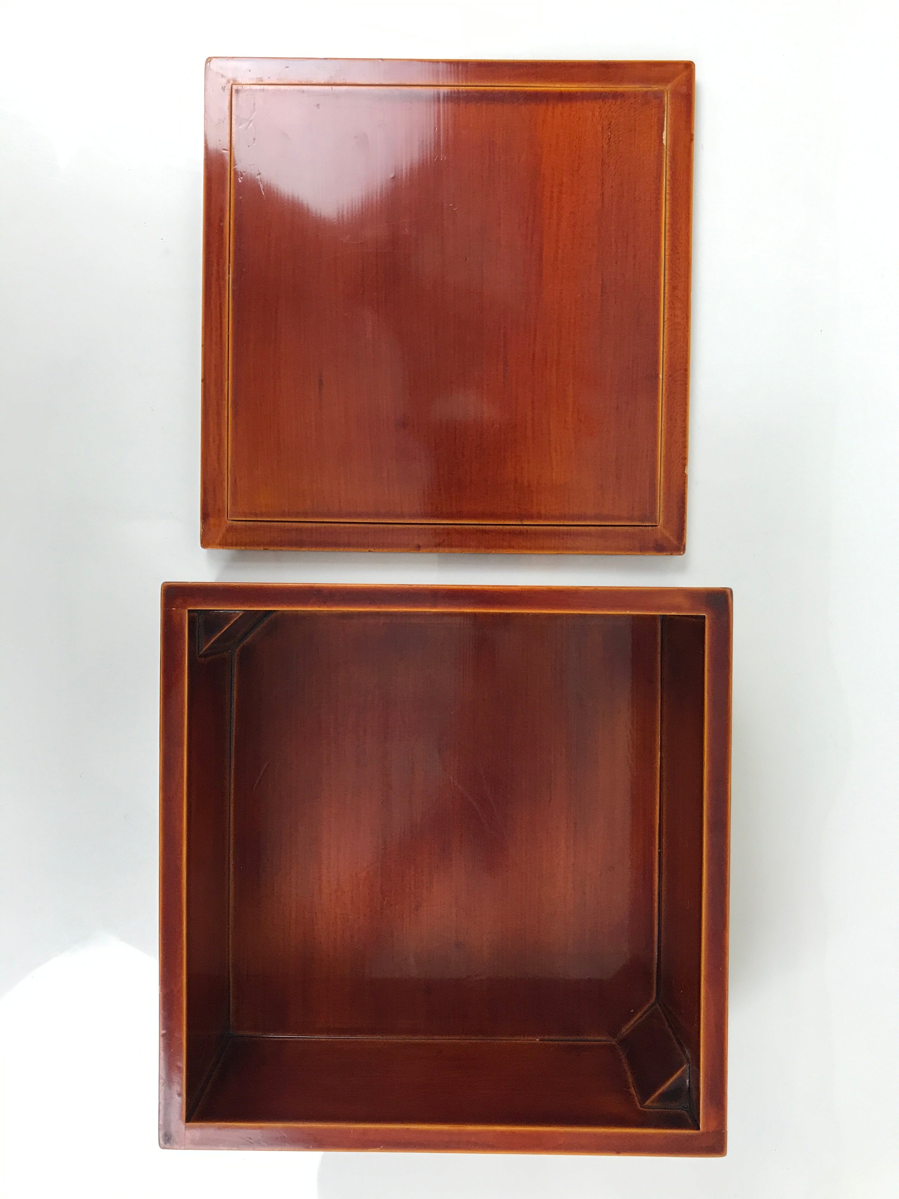 Japanese Lacquerware Shunkei-Nuri Bento Box Kashiki Kashiwan Tea Ceremony L555