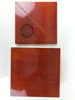 Japanese Lacquerware Shunkei-Nuri Bento Box Kashiki Kashiwan Tea Ceremony L555