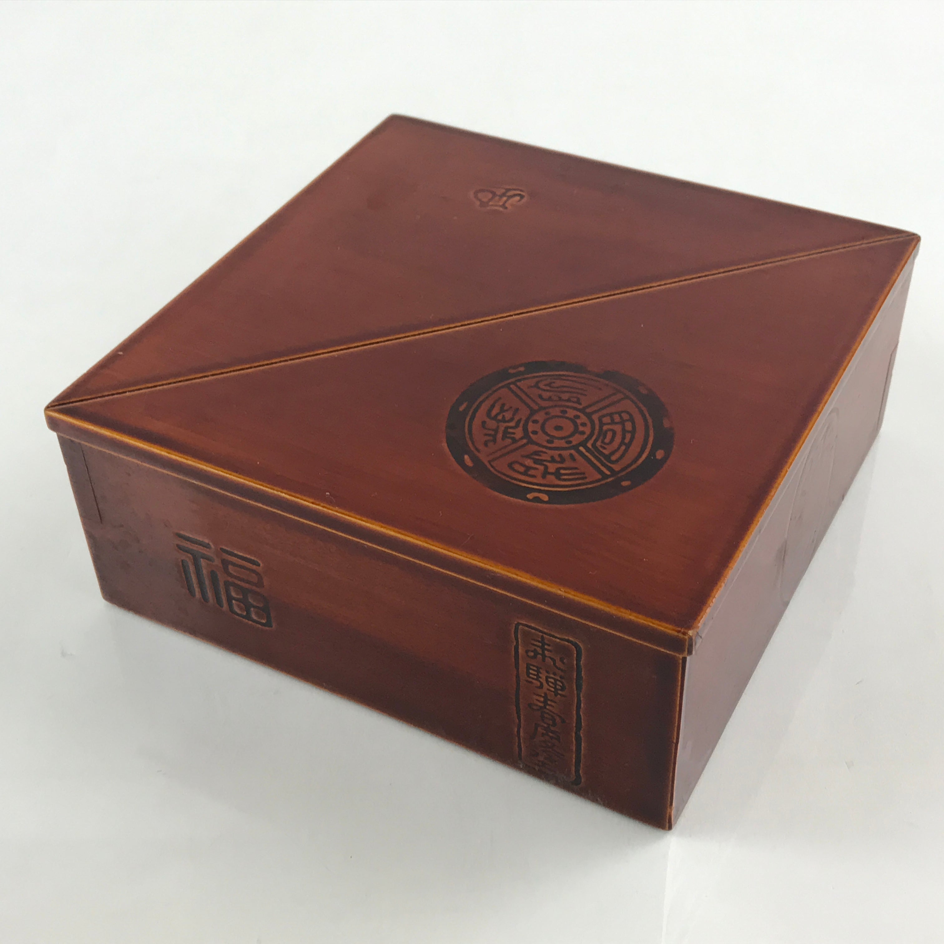 Japanese Lacquerware Shunkei-Nuri Bento Box Kashiki Kashiwan Tea Ceremony UR976