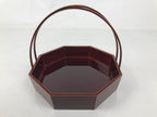 Japanese Lacquerware Shunkei-Nuri Snack Bowl Plate Kashiki Tea Ceremony LWB164