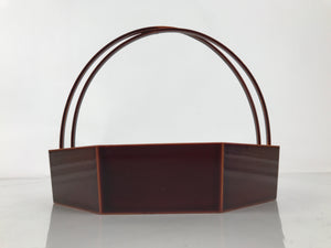 Japanese Lacquerware Shunkei-Nuri Snack Bowl Plate Kashiki Tea