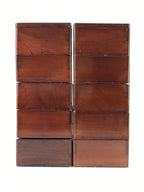 Japanese Lacquerware Two Bento Boxes 5 Tiers 2 Lids Vtg Wood Storage Box LWB62