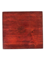 Japanese Lacquerware Wood Lidded Bento Box Vtg Kashiki Kashiwan Tea Ceremony L29