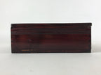 Japanese Lacquerware Wood Lidded Bento Box Vtg Kashiki Kashiwan Tea Ceremony L29