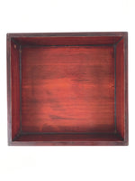 Japanese Lacquerware Wood Lidded Bento Box Vtg Kashiki Kashiwan Tea Ceremony L29