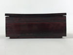 Japanese Lacquerware Wooden Bento Box Vtg Lid Kashiki Kashiwan Tea Ceremony L28