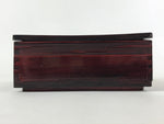 Japanese Lacquerware Wooden Bento Box Vtg Lid Kashiki Kashiwan Tea Ceremony L28