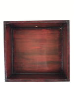 Japanese Lacquerware Wooden Bento Box Vtg Lid Kashiki Kashiwan Tea Ceremony L28