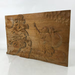 Japanese Large Carved Wooden Hotei Art 7 Lucky Gods Good Fortune Happiness JK898