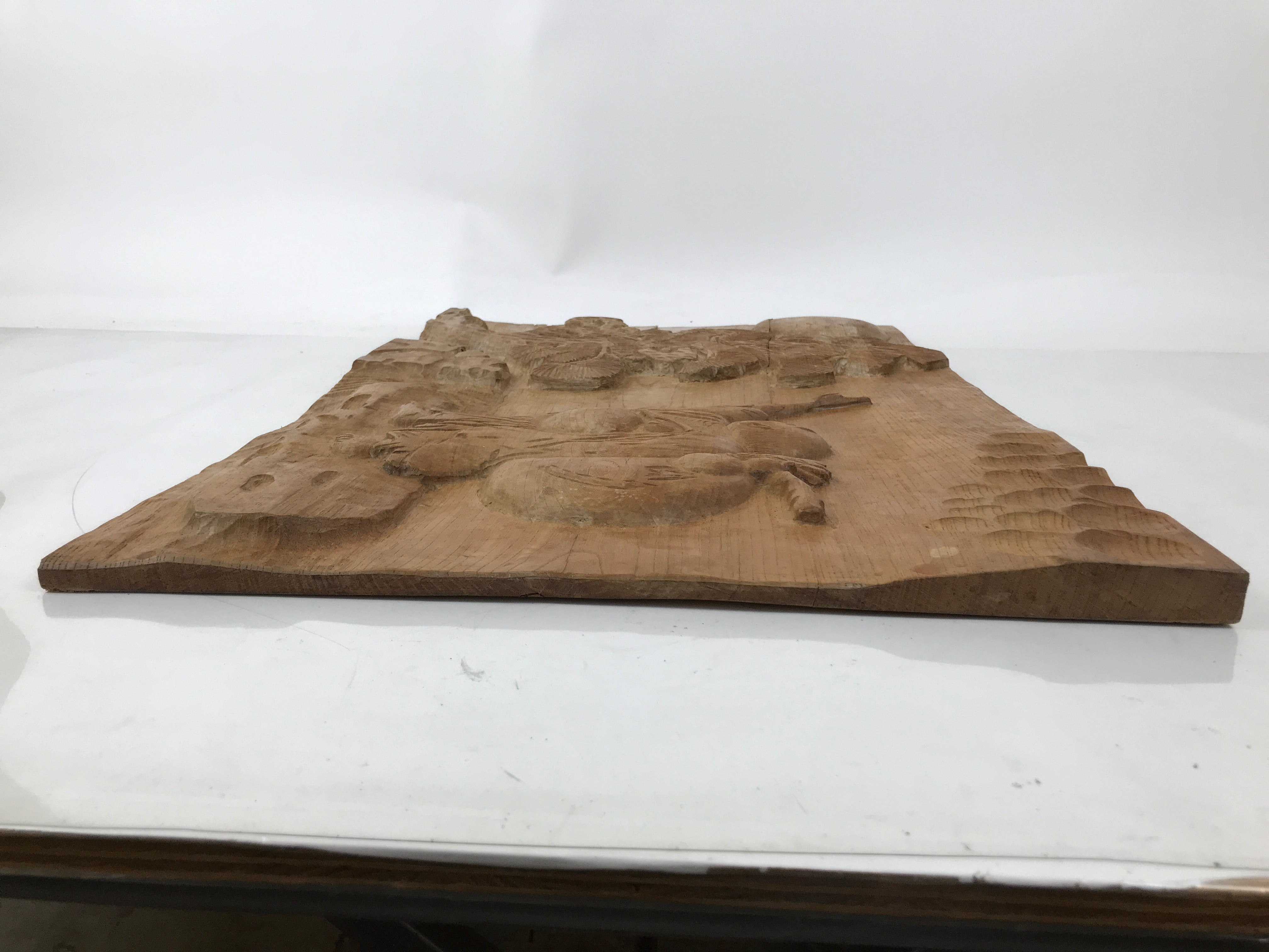 Japanese Large Carved Wooden Hotei Art 7 Lucky Gods Good Fortune Happiness JK898