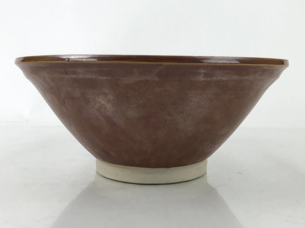 Japanese Large Ceramic Suribachi Mortar Bowl Pottery Yakimono Sesame Spices Y230