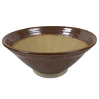 Japanese Large Ceramic Suribachi Mortar Bowl Pottery Yakimono Sesame Spices Y230