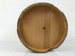 Japanese Large Handcrafted Lidded Wooden Oke Bucket Vtg Water Rice Storage BK53