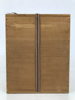 Japanese Large Porcelain Sometsuke Flower Vase Vtg Floral Blue White w/Box PX778