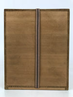 Japanese Large Porcelain Sometsuke Flower Vase Vtg Floral Blue White w/Box PX778