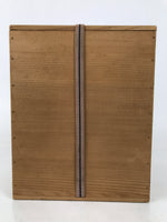 Japanese Large Porcelain Sometsuke Flower Vase Vtg Floral Blue White w/Box PX778