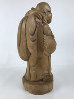Japanese Large Wooden Hotei Statue 7 Lucky Gods Vtg Good Fortune Happiness ST46