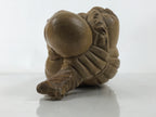Japanese Large Wooden Hotei Statue 7 Lucky Gods Vtg Good Fortune Happiness ST46