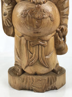 Japanese Large Wooden Hotei Statue 7 Lucky Gods Vtg Good Fortune Happiness ST46