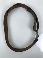 Japanese Leather Firefighter Dress Uniform Belt Fire Brigade Crest Clasp MK17