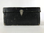 Japanese Leather Salesman Sample Case Tsukihime Cider Vtg Suitcase Black JK586