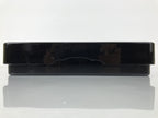 Japanese Lidded Fumibako Lacquerware Replica Letter Box Makie Bamboo Black LWB17