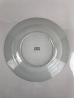 Japanese Lusterware Porcelain China Soup Pasta Bowl Vtg Floral Silver Rim PY832
