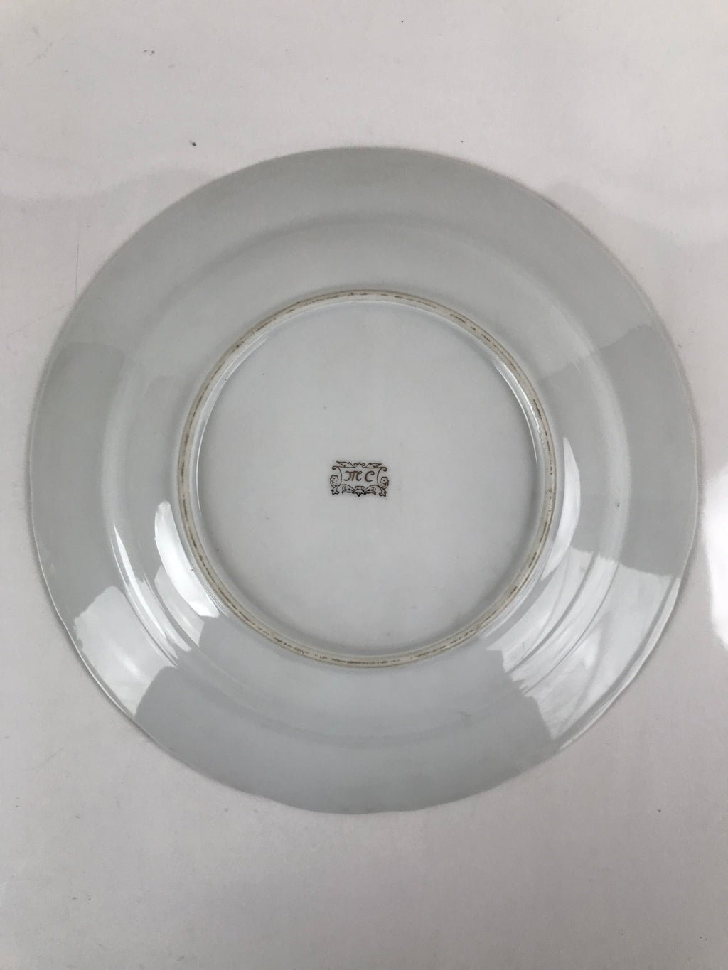 Japanese Lusterware Porcelain China Soup Pasta Bowl Vtg Floral Silver Rim PY833