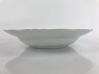 Japanese Lusterware Porcelain China Soup Pasta Bowl Vtg Floral Silver Rim PY835