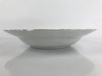 Japanese Lusterware Porcelain China Soup Pasta Bowl Vtg Floral Silver Rim PY835