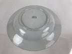 Japanese Lusterware Porcelain China Soup Pasta Bowl Vtg Floral Silver Rim PY836