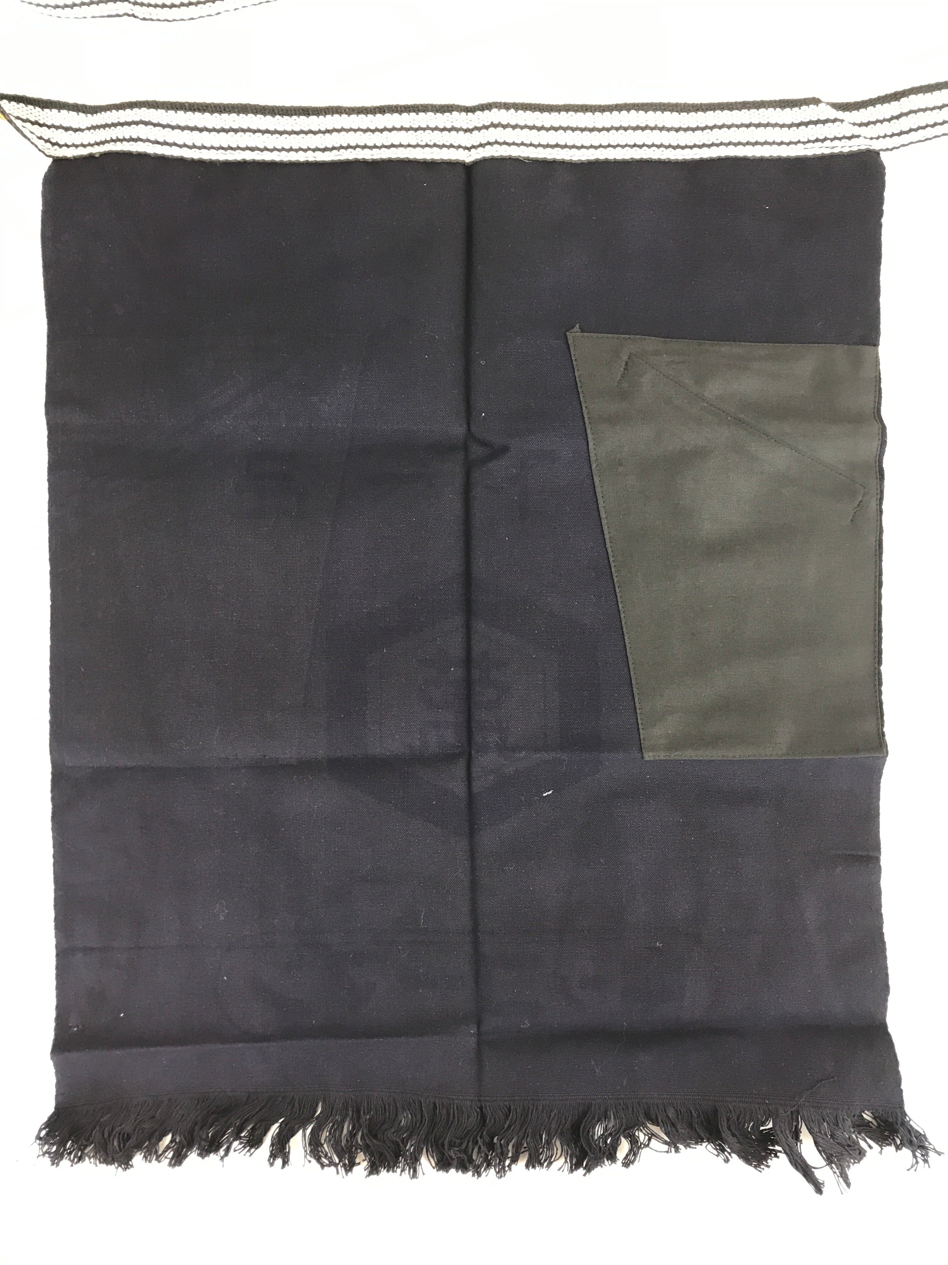 Japanese Maekake Apron Cotton Traditional Workwear Canvas Indigo Soy Sauce MK9