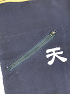 Japanese Maekake Apron Cotton Traditional Workwear Canvas Indigo Soy Sauce MK9
