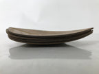 Japanese Magnolia Leaf Drink Saucer Chataku Coaster 4pc Natural Brown L387