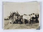 Japanese Manchuria China Farming Group Photograph Vtg Colony Sepia Tone PH224