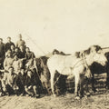 Japanese Manchuria China Farming Group Photograph Vtg Colony Sepia Tone PH224