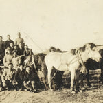Japanese Manchuria China Farming Group Photograph Vtg Colony Sepia Tone PH224