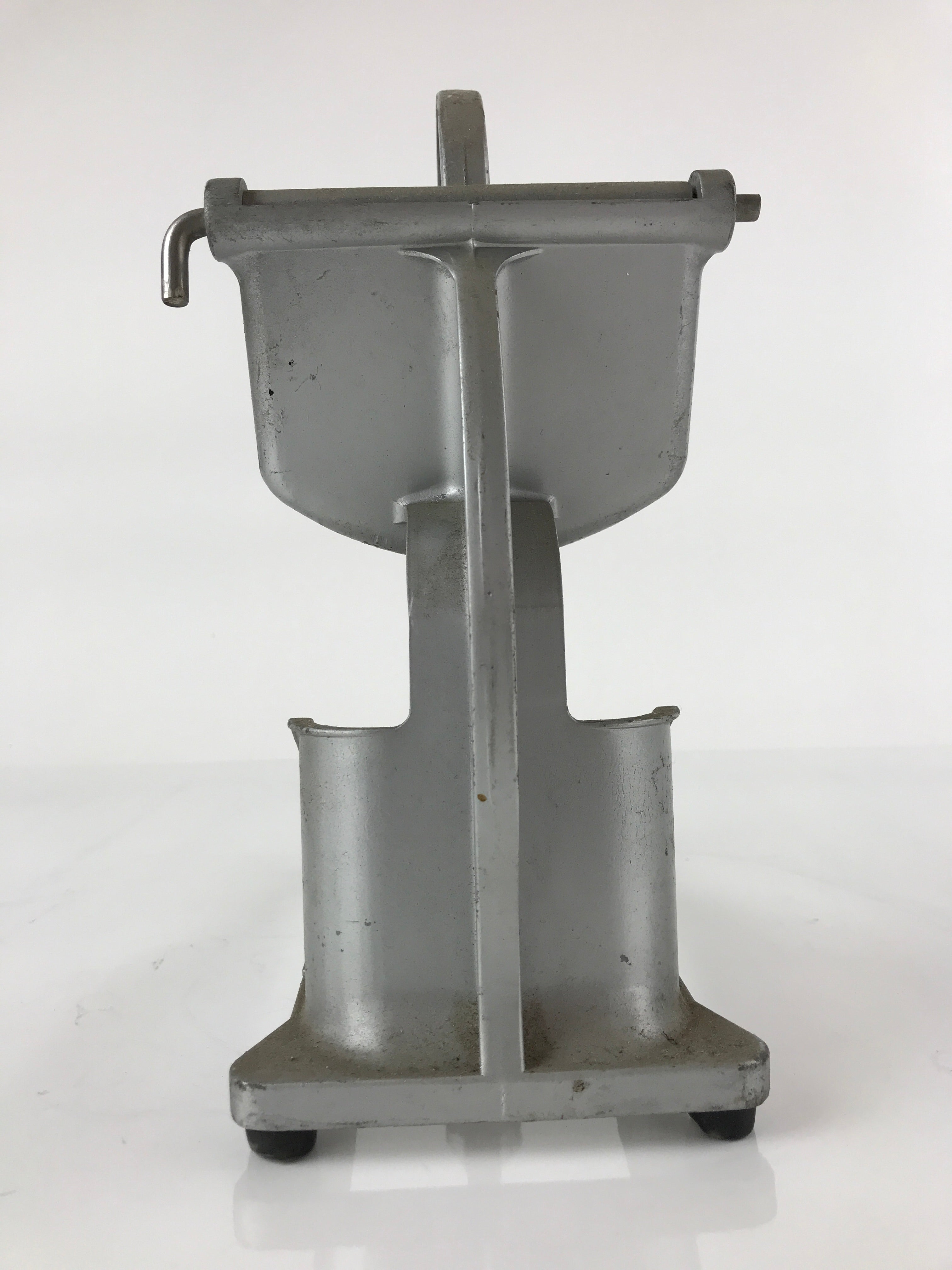 Japanese Manual Press Aluminum Fruit Juicer Vtg Metal Industrial Appliance JK670