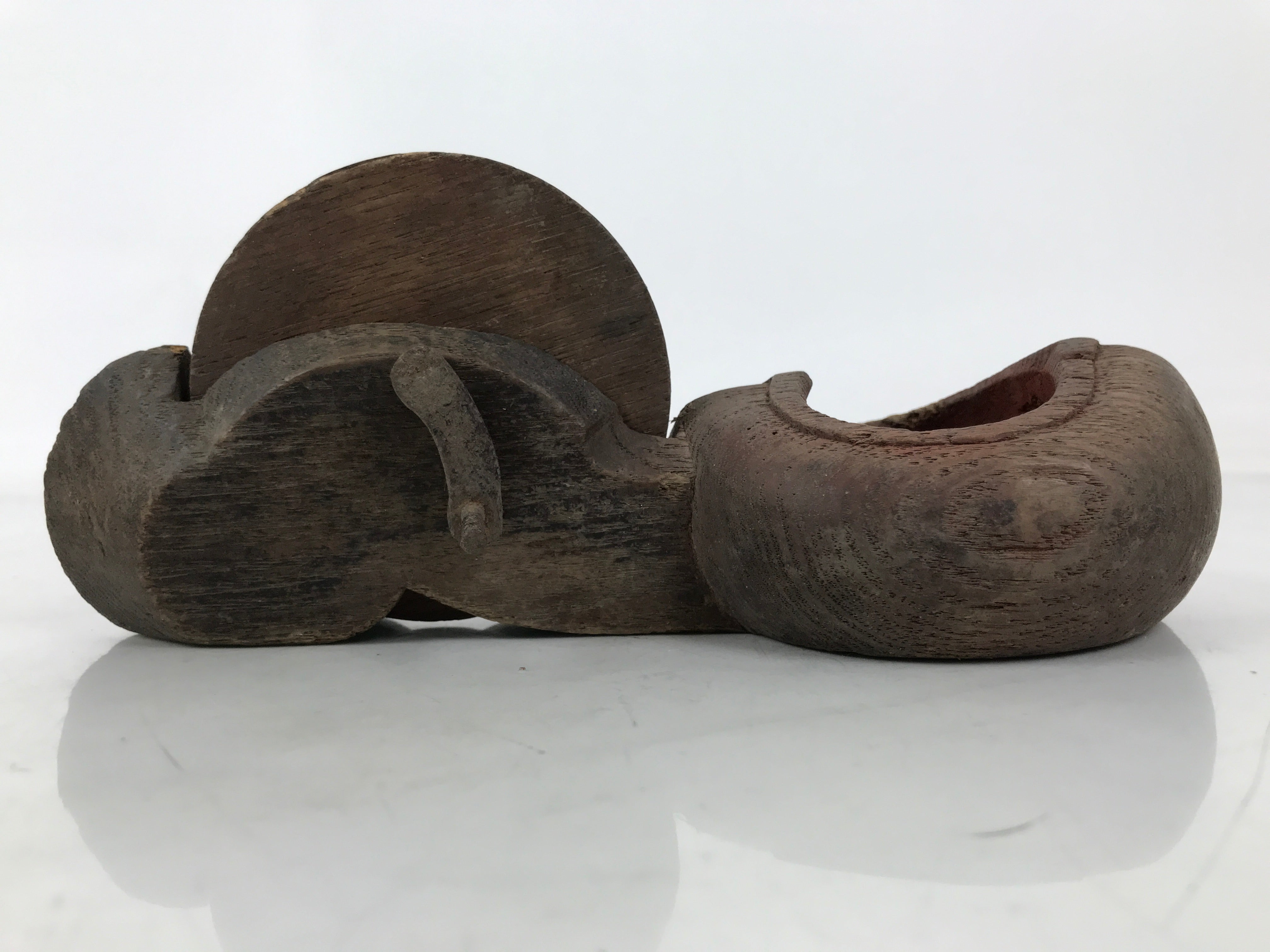 Japanese Marking Straight Line Woodworking Tool Sumitsubo Ink Pot Thread T323