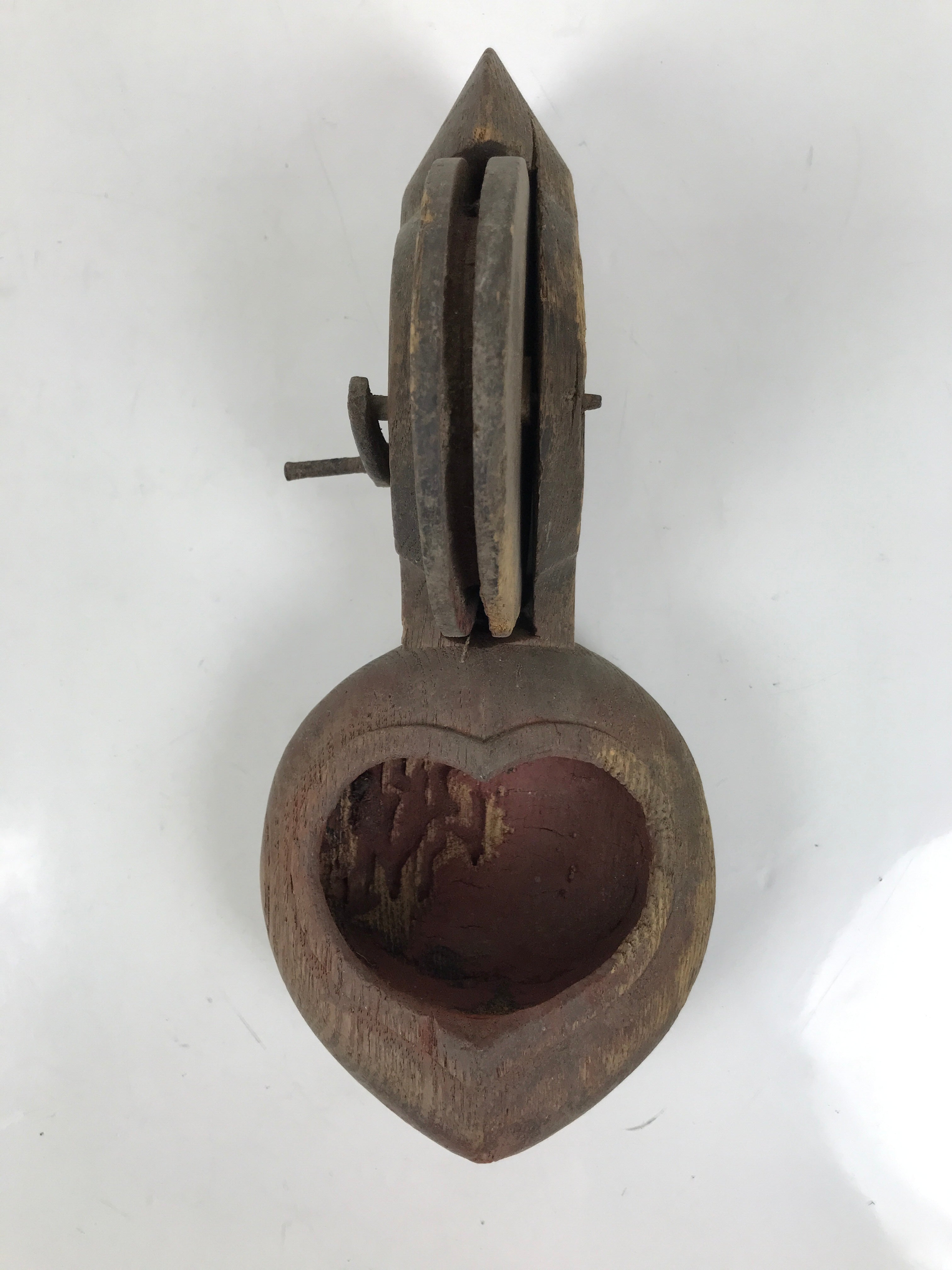 Japanese Marking Straight Line Woodworking Tool Sumitsubo Ink Pot Thread T323