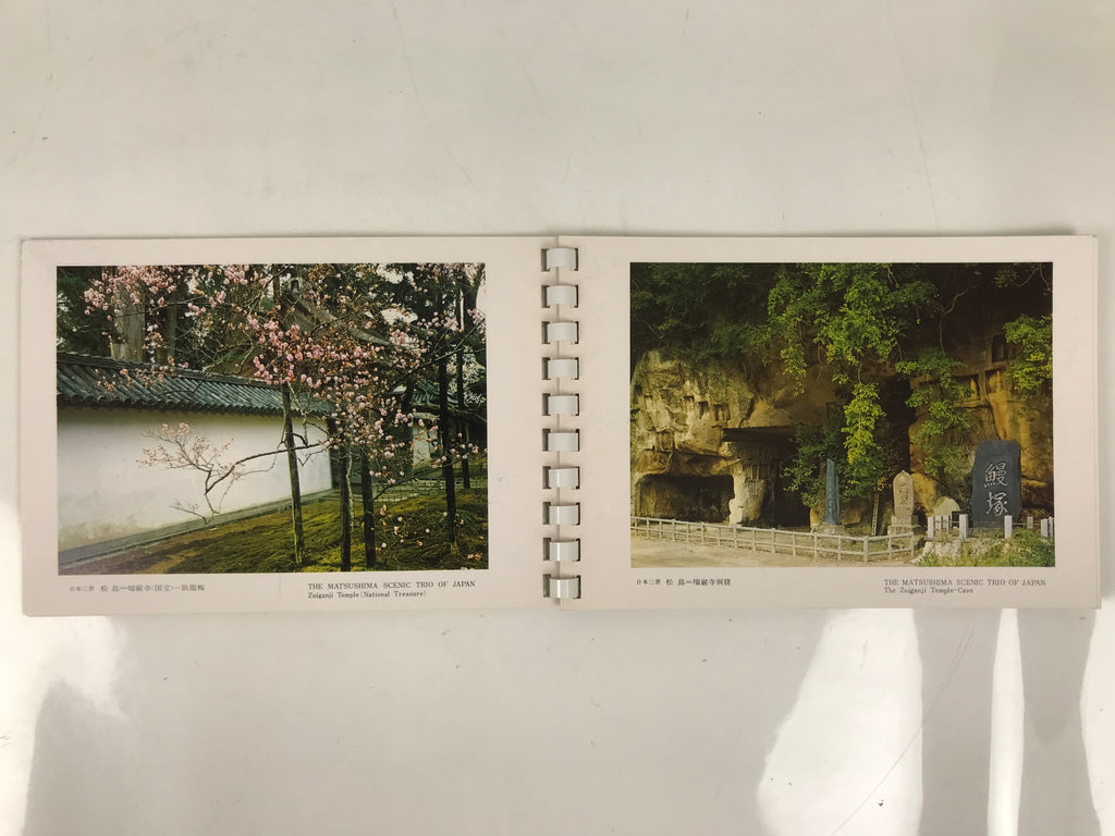 Japanese Matsushima Bay Photo Book Vtg Souvenir Full Color Paper P372