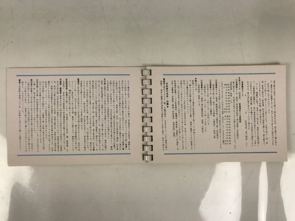 Japanese Matsushima Bay Photo Book Vtg Souvenir Full Color Paper P372
