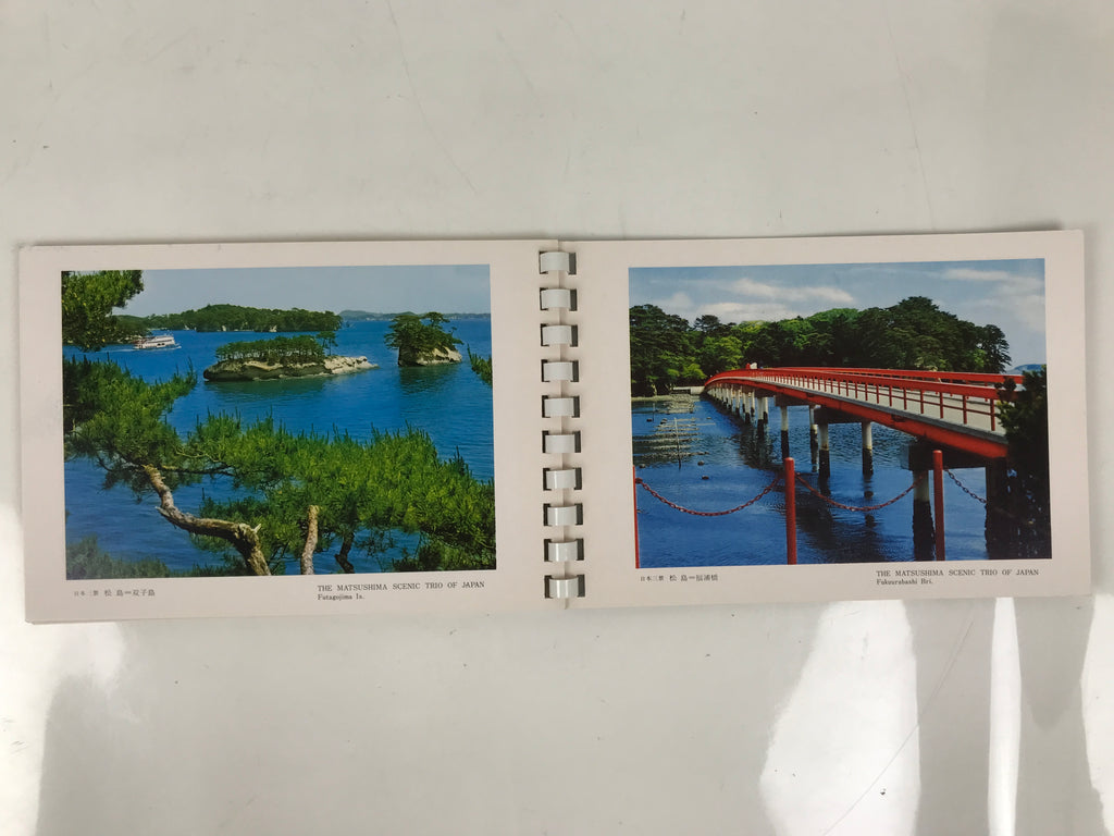 Japanese Matsushima Bay Photo Book Vtg Souvenir Full Color Paper P372