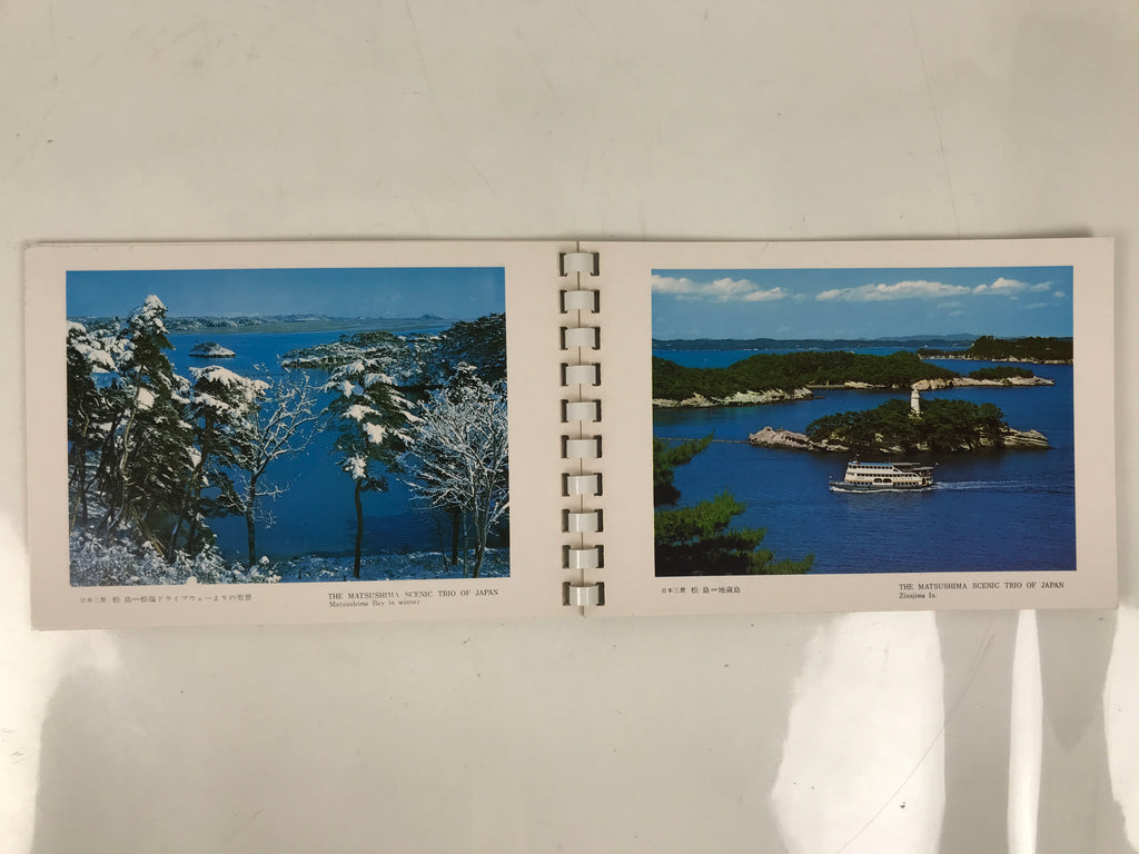 Japanese Matsushima Bay Photo Book Vtg Souvenir Full Color Paper P372