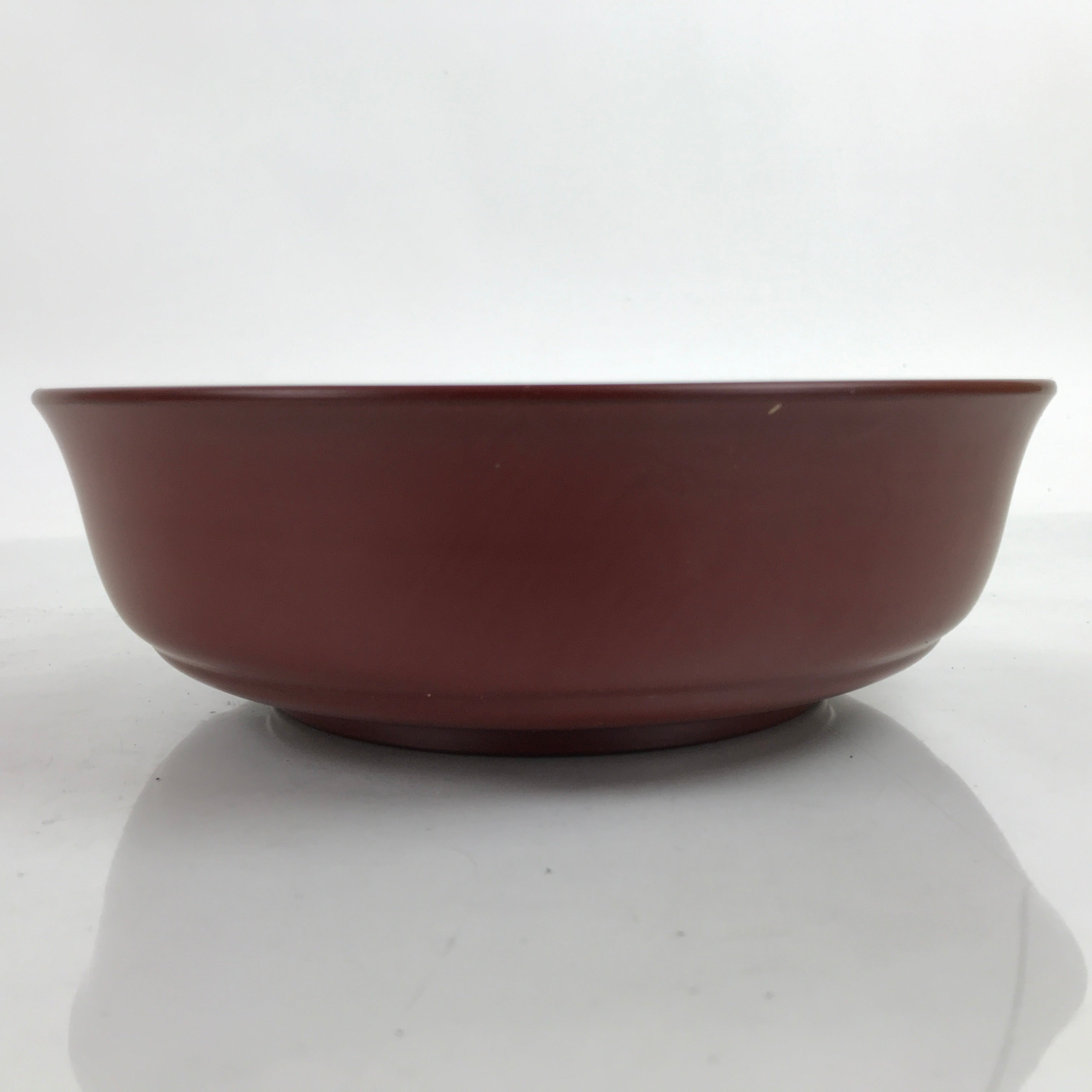 Japanese Matte Lacquer Wooden Kashiki Snack Bowl Vtg Kashibachi Brown L322