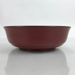 Japanese Matte Lacquer Wooden Kashiki Snack Bowl Vtg Kashibachi Brown L322