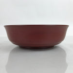 Japanese Matte Lacquer Wooden Kashiki Snack Bowl Vtg Kashibachi Brown L322