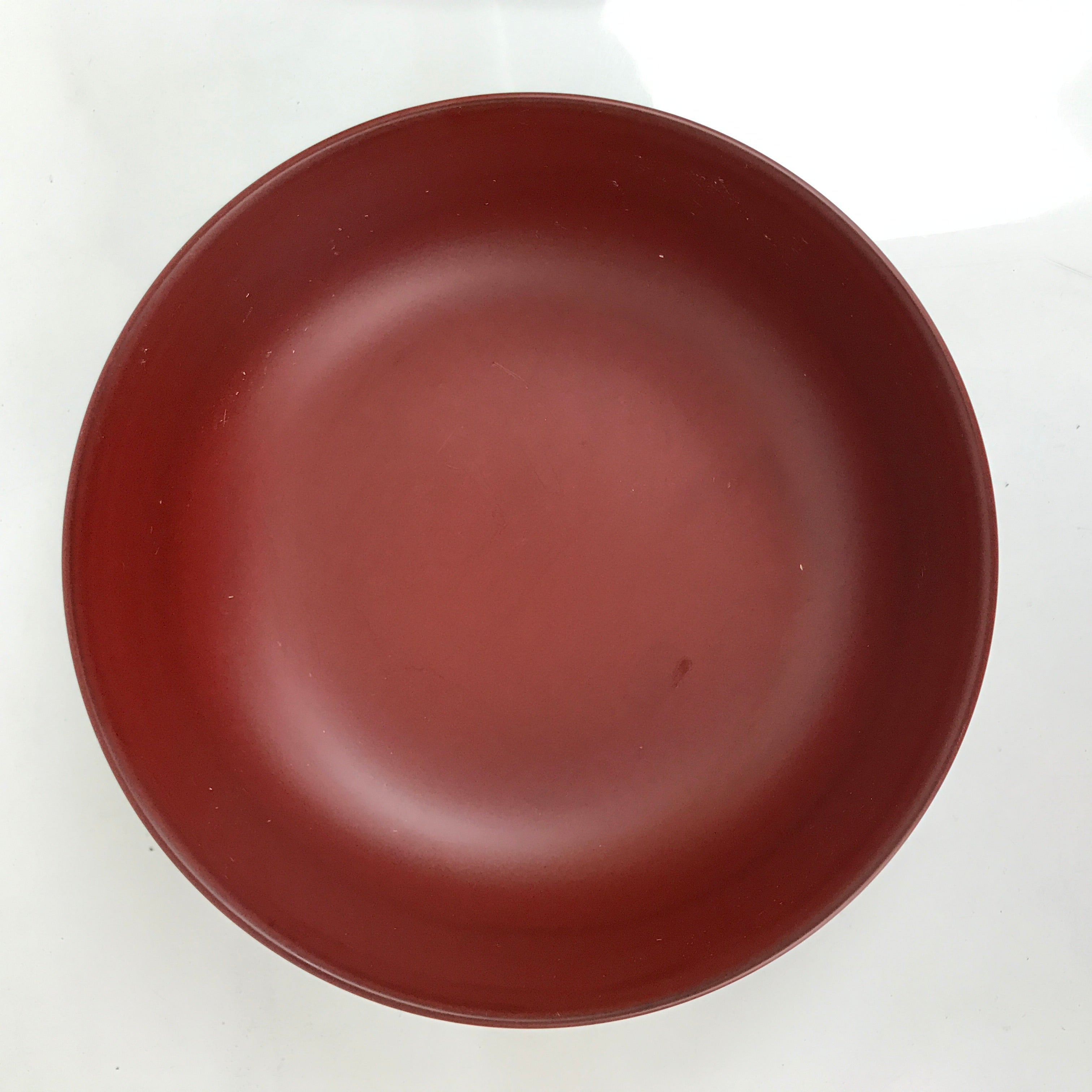 Japanese Matte Lacquer Wooden Kashiki Snack Bowl Vtg Kashibachi Brown L322