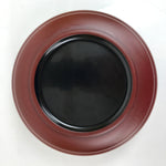 Japanese Matte Lacquer Wooden Kashiki Snack Bowl Vtg Kashibachi Brown L322