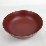 Japanese Matte Lacquer Wooden Kashiki Snack Bowl Vtg Kashibachi Brown L322